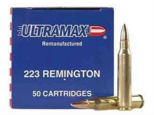 223 Remington 50 Rounds Ammunition Ultramax 55 Grain Full Metal Jacket